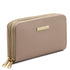 Gaia - Double zip around leather wallet